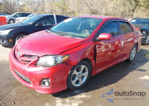2011 Toyota Corolla S из США, поврежденный, VIN 2T1BU4EE5BC596434
